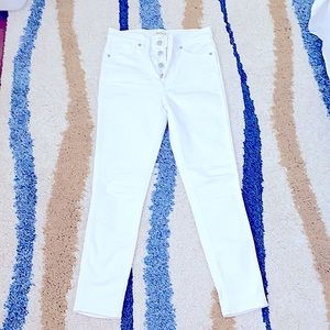 Madewell 10” High Rise Skinny Crop Jeans New